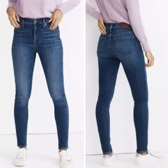 Madewell women's 10" High-Rise Skinny Jeans in Bradshaw‎ Wash, size 23 - Picture 1 of 16